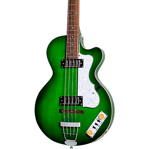 Hofner Ignition Series Short-Scale Club Bass Guitar Pearl White - musicians--Friend