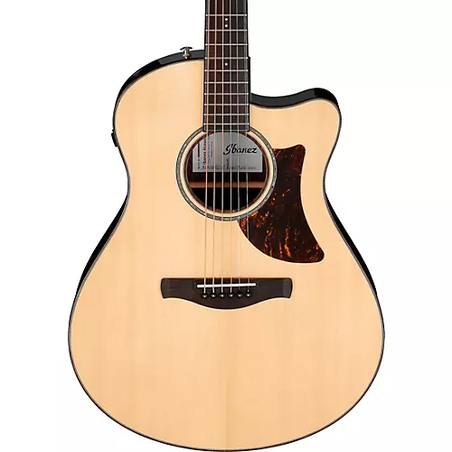 Ibanez AAM380CE Advanced Auditorium Acoustic-Electric Guitar Natural - musicians--Friend