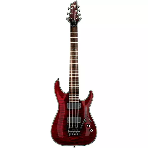 Schecter Guitar Research Hellraiser C-7 FR 7-String Electric Guitar Black Cherry - musicians--Friend