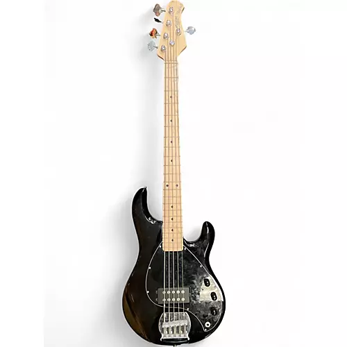 Used Sterling by Music Man Ray5 5 String Black Electric Bass Guitar Black - musicians--Friend