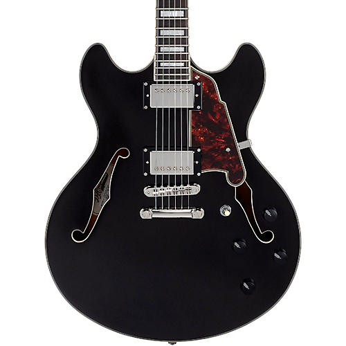 D'Angelico Premier DC Semi-Hollow Electric Guitar Dark Iced Tea Burst - musicians--Friend