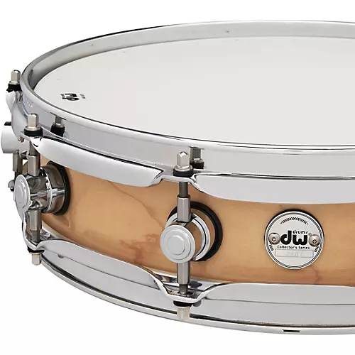 DW Collector's Series Pure Maple Pi Snare Drum With Chrome Hardware 14 x 3.14 in. Natural with Chrome Hardware - musicians--Friend