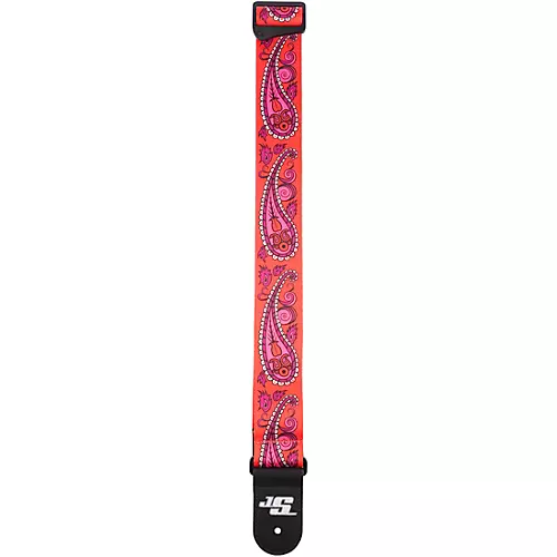 D'Addario Joe Satriani Strap - Purple Red 2 in. - musicians--Friend