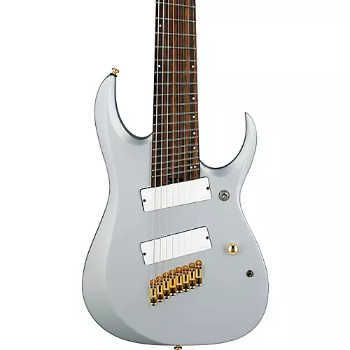 Ibanez RGDMS8 RGD Axe Design Lab Multi-Scale 8-String Electric Guitar Classic Silver Matte - musicians--Friend