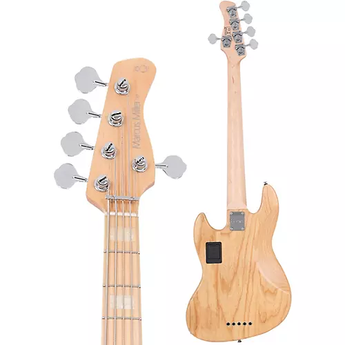 Sire Marcus Miller V7 Swamp Ash Reissue 5-String Electric Bass Satin Transparent Green - musicians--Friend