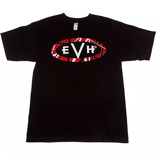 EVH Logo T-Shirt Large Black - musicians--Friend