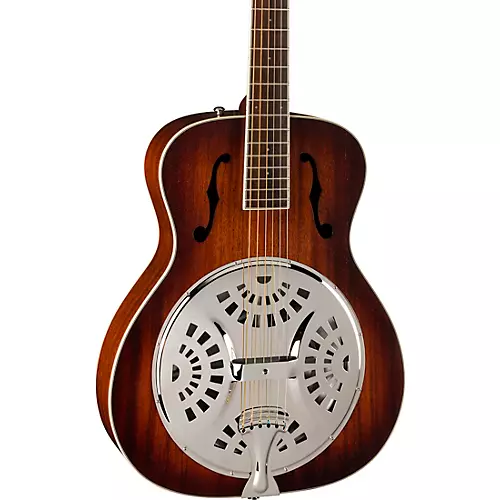 Fender Paramount PR-180E Acoustic-Electric Resonator Guitar Aged Cognac Burst - musicians--Friend