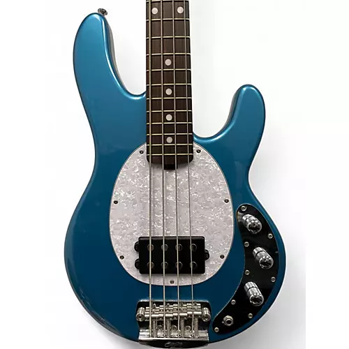 Used Sterling by Music Man RaySS4 Blue Electric Bass Guitar Blue - musicians--Friend