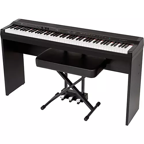 Williams Allegro IV In-Home Pack Digital Piano With Stand, Bench & Piano-Style Pedal White - musicians--Friend