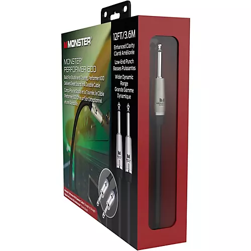 Monster Cable Prolink Performer 600 Speaker Cable 12 ft. Black - musicians--Friend