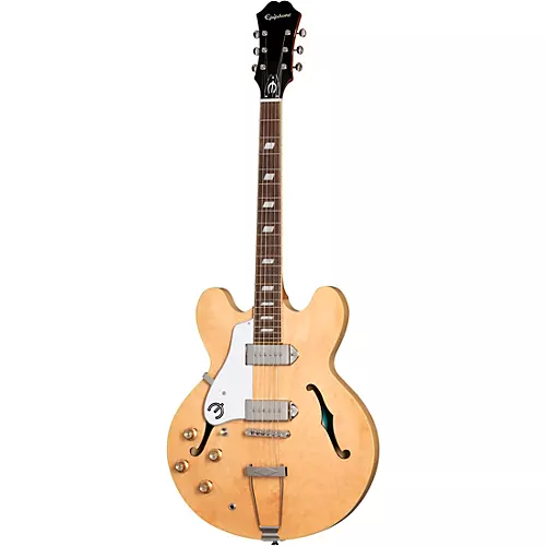 Epiphone Casino Left-Handed Hollowbody Electric Guitar Natural - musicians--Friend