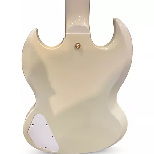 Used Gibson CUSTOM SHOP 1963 SG/LES PAUL Alpine White Solid Body Electric Guitar Alpine White - musicians--Friend