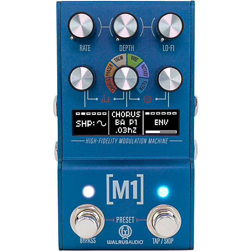 Walrus Audio Mako Series M1 High-Fidelity Modulation Machine MKII Blue - musicians--Friend