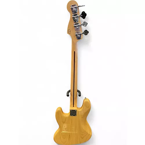 Used Fender FSR Deluxe Jazz Bass Natural Electric Bass Guitar Natural - musicians--Friend
