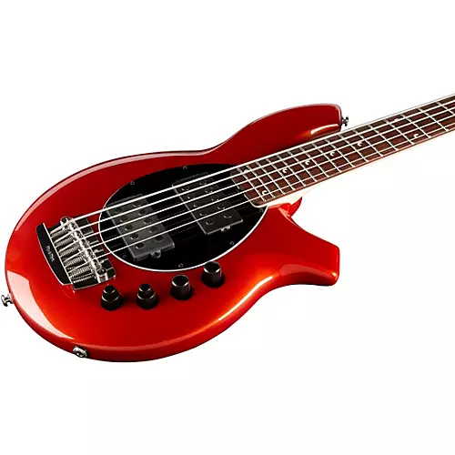 Ernie Ball Music Man Bongo 5 HH BFR Electric Bass Blood Orange - musicians--Friend