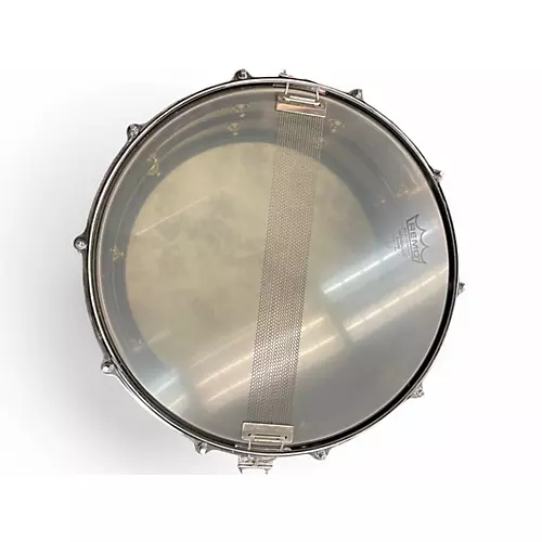 Used Yamaha 6.5X14 Manu Katche SD 465MK Black Chrome Drum Black Chrome 15 - musicians--Friend