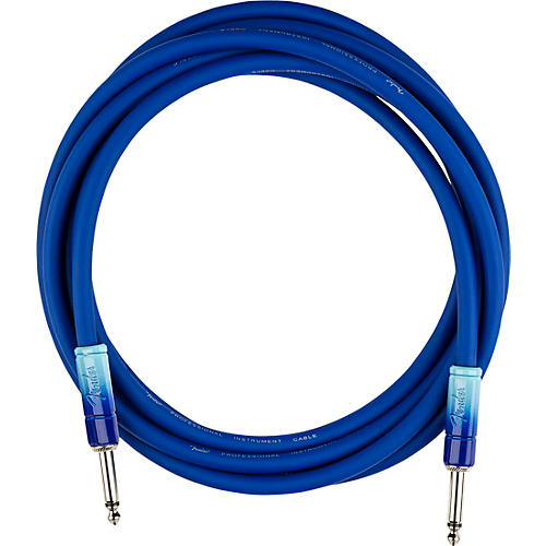 Fender Ombre Straight to Straight Instrument Cable 10 ft. Silver Smoke - musicians--Friend