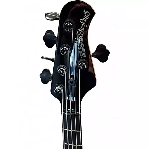 Used Ernie Ball Music Man StingRay 5 Special HH Smoke Chrome Electric Bass Guitar Smoke Chrome - musicians--Friend