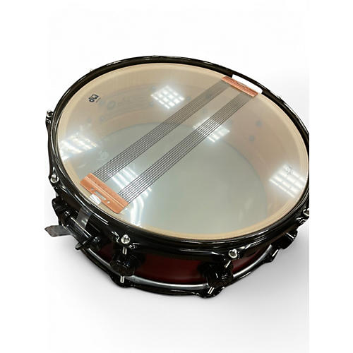 Used DW 14X5.5 Collector's Series Snare red Drum red 211 - musicians--Friend