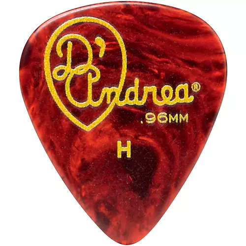 D'Andrea 351 Vintage Celluloid Guitar Picks One Dozen Shell .96 mm - musicians--Friend