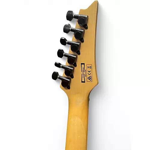 Used Ibanez GRG120BDX Left Handed Black Electric Guitar Black - musicians--Friend