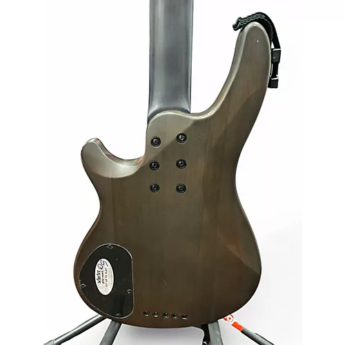 Used Schecter Guitar Research OMEN ELITE-5 Blue Electric Bass Guitar Blue - musicians--Friend