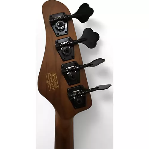 Used Schecter Guitar Research MODEL T EXOTIC Natural Electric Bass Guitar Natural - musicians--Friend