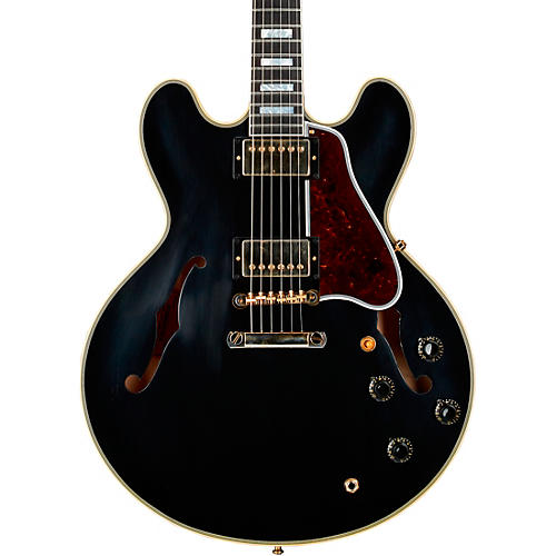 Gibson Custom Murphy Lab 1959 ES-355 Reissue Ultra Light Aged Semi-Hollow Electric Guitar Ebony - musicians--Friend