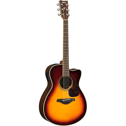 Yamaha FSX830C Acoustic-Electric Guitar Brown Sunburst - musicians--Friend