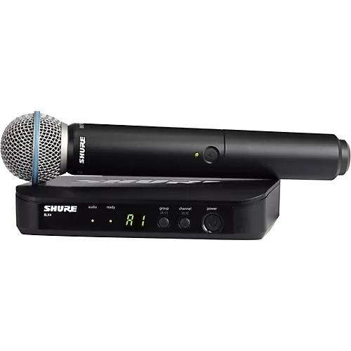 Shure BLX24/B58 Handheld Wireless System With BETA 58A Capsule Band H11 - musicians--Friend
