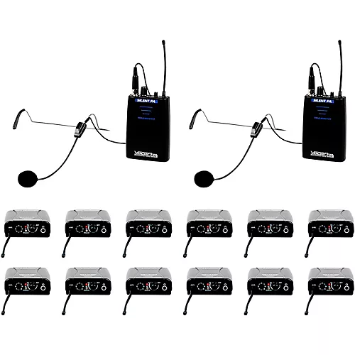 VocoPro SilentPA-IFB-12 One-Way Communication System With 12 Receiver, 902-927.2mHz - musicians--Friend