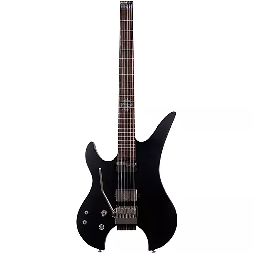 Schecter Guitar Research Synyster Gates Custom- 6 TR-S Headless Left-Handed Electric Guitar Satin Black - musicians--Friend