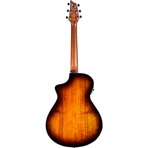 Breedlove Pursuit Exotic S CE Myrtlewood Concert Acoustic-Electric Guitar Bourbon Burst - musicians--Friend