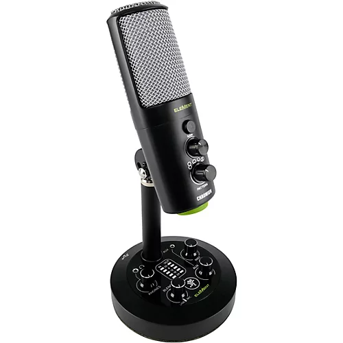 Open-Box Mackie EM-CHROMIUM Premium USB Condenser Microphone With Built-in 2-Channel Mixer Condition 2 - Blemished  197881102937 - musicians--Friend