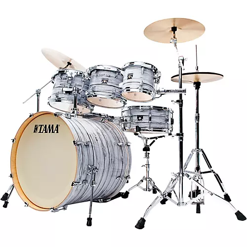 TAMA Superstar Classic 7-Piece Shell Pack Ice Ash Wrap - musicians--Friend