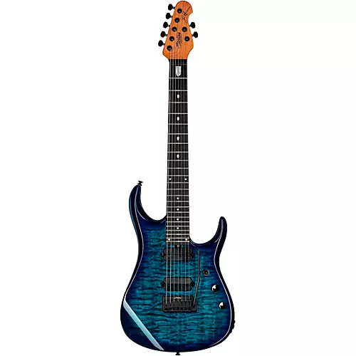 Sterling by Music Man JP157D John Petrucci Signature With DiMarzio Pickups 7-String Electric Guitar Blood Orange Burst - musicians--Friend