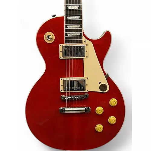 Used Gibson Les Paul Standard 1960S Neck Cherry Solid Body Electric Guitar Cherry - musicians--Friend