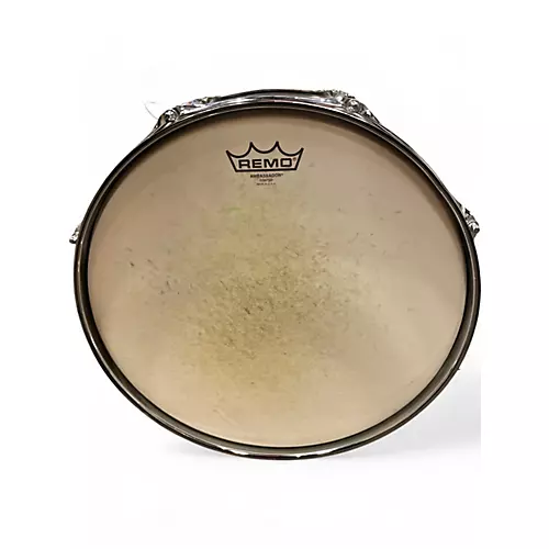 Used Pearl 5.5X14 Vision Series Snare Black and Silver Drum Black and Silver 10 - musicians--Friend