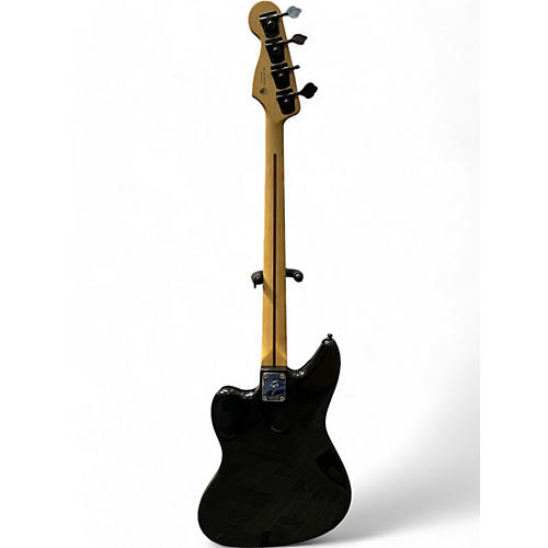 Used Fender FSR Blackout Jaguar Black Electric Bass Guitar Black - musicians--Friend