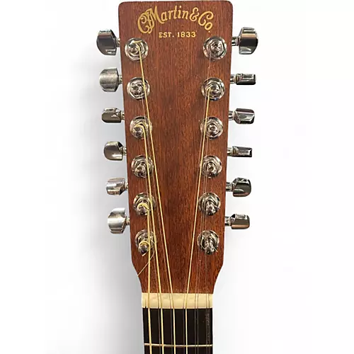 Used Martin X Series Custom Natural 12 String Acoustic Electric Guitar Natural - musicians--Friend