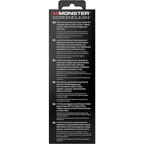 Monster Cable ScreenClean 200ML Bottle & Microfiber Cloth - musicians--Friend