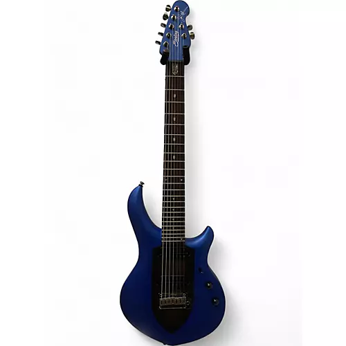 Used Sterling by Music Man majesty 7 Blue Solid Body Electric Guitar Blue - musicians--Friend