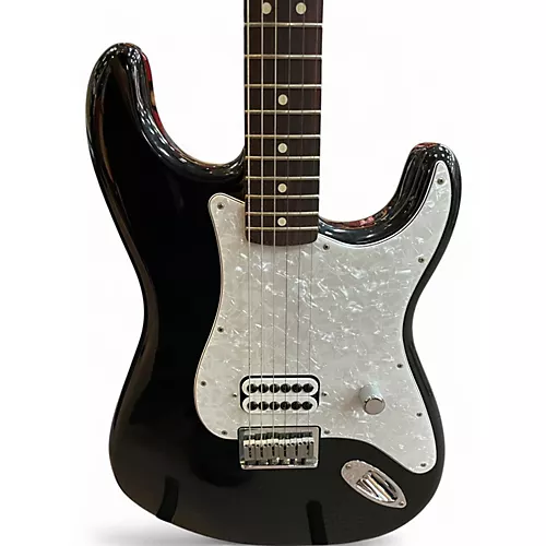 Used Fender Tom Delonge Signature Stratocaster Black Solid Body Electric Guitar Black - musicians--Friend