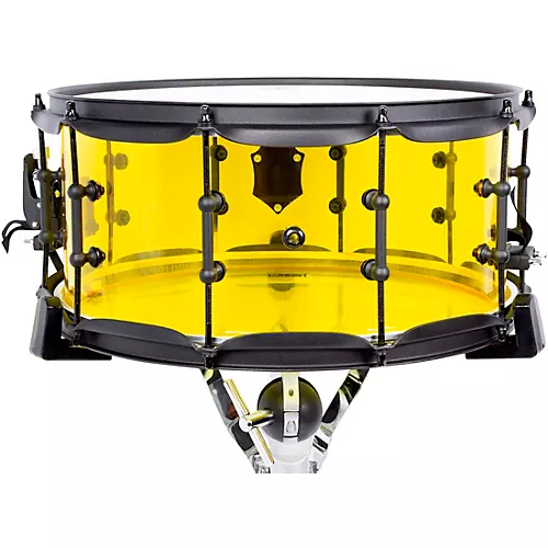 SJC Drums Josh Dun Torch Snare Drum 14 x 6.5 in. Yellow Acrylic - musicians--Friend