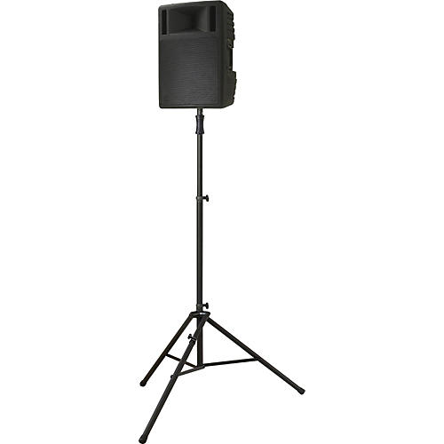Ultimate Support TS-110BL Air Lift Speaker Stand With Leveling Leg, Black Black - musicians--Friend