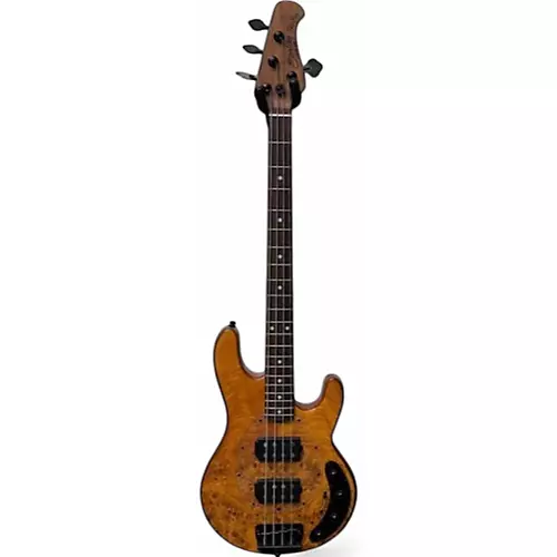 Used Sterling By Music Man Sting Ray 34HH Natural Electric Bass Guitar Natural - musicians--Friend