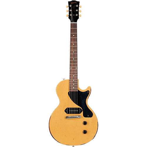 Gibson Custom Murphy Lab 1957 Les Paul Junior Single-Cut Reissue Heavy Aged Electric Guitar TV Yellow - musicians--Friend