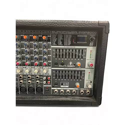 Used Behringer EUROPOWER PMP2000 Power Amp - musicians--Friend