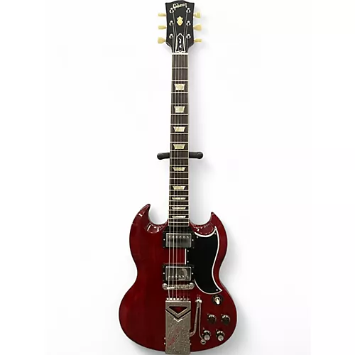 Used Gibson 60th Anniversary 1961 Les Paul SG Standard Cherry Red Solid Body Electric Guitar Cherry Red - musicians--Friend