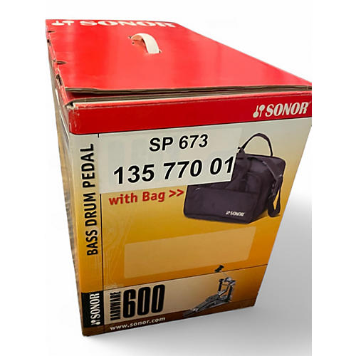 Used SONOR 600 series double pedal Double Bass Drum Pedal - musicians--Friend